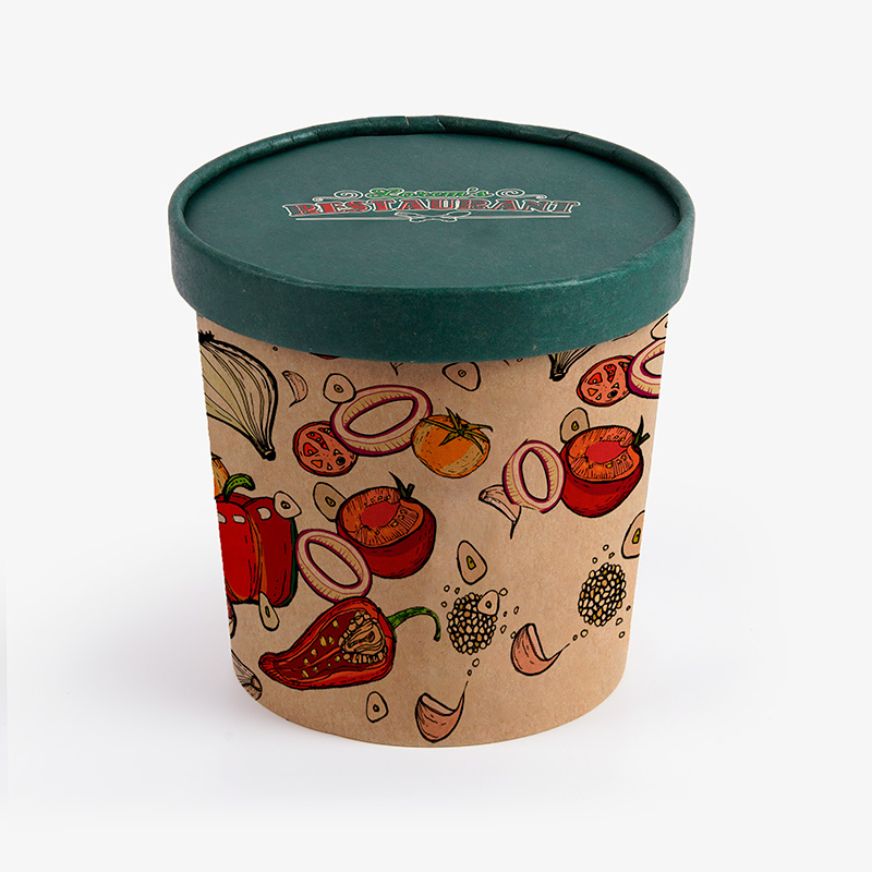 Download Custom Ice Cream Soup Containers With A Lid Pakfactory