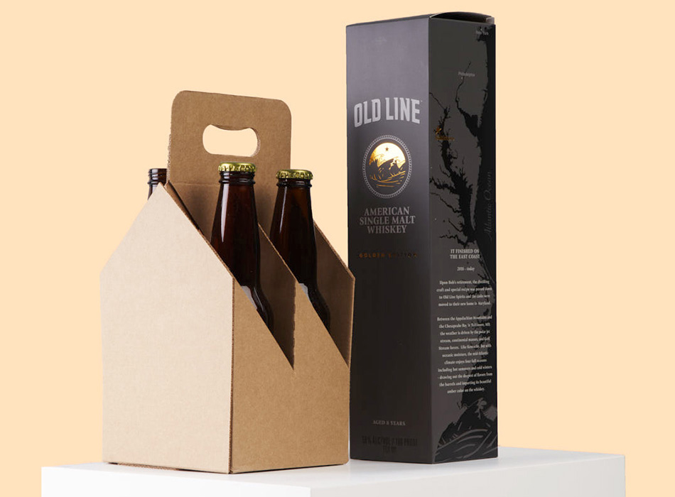 Industry Beer Liquor Boxes Small Banner Mobile