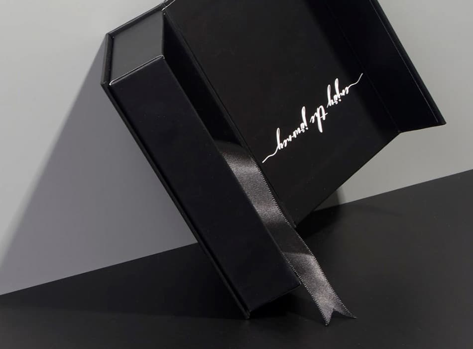 Hinged Flip Top Rigid Boxes Small Banner Mobile
