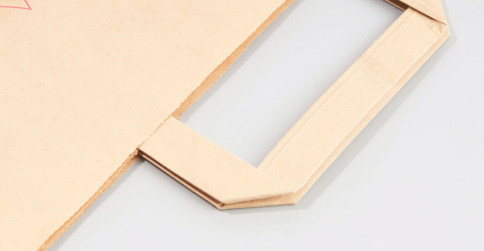 flat paper bag handle