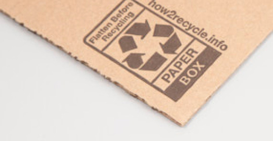 recycleable box material